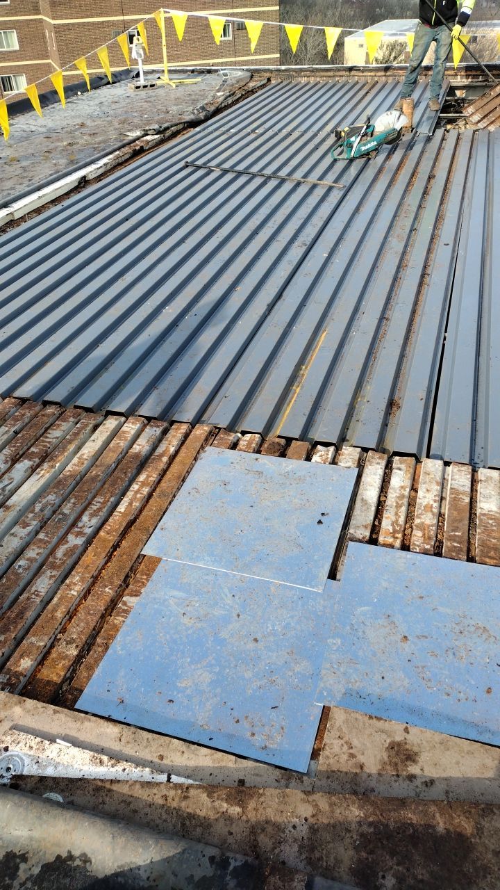 Commercial flat roof parma by Absolute Roofing and Construction