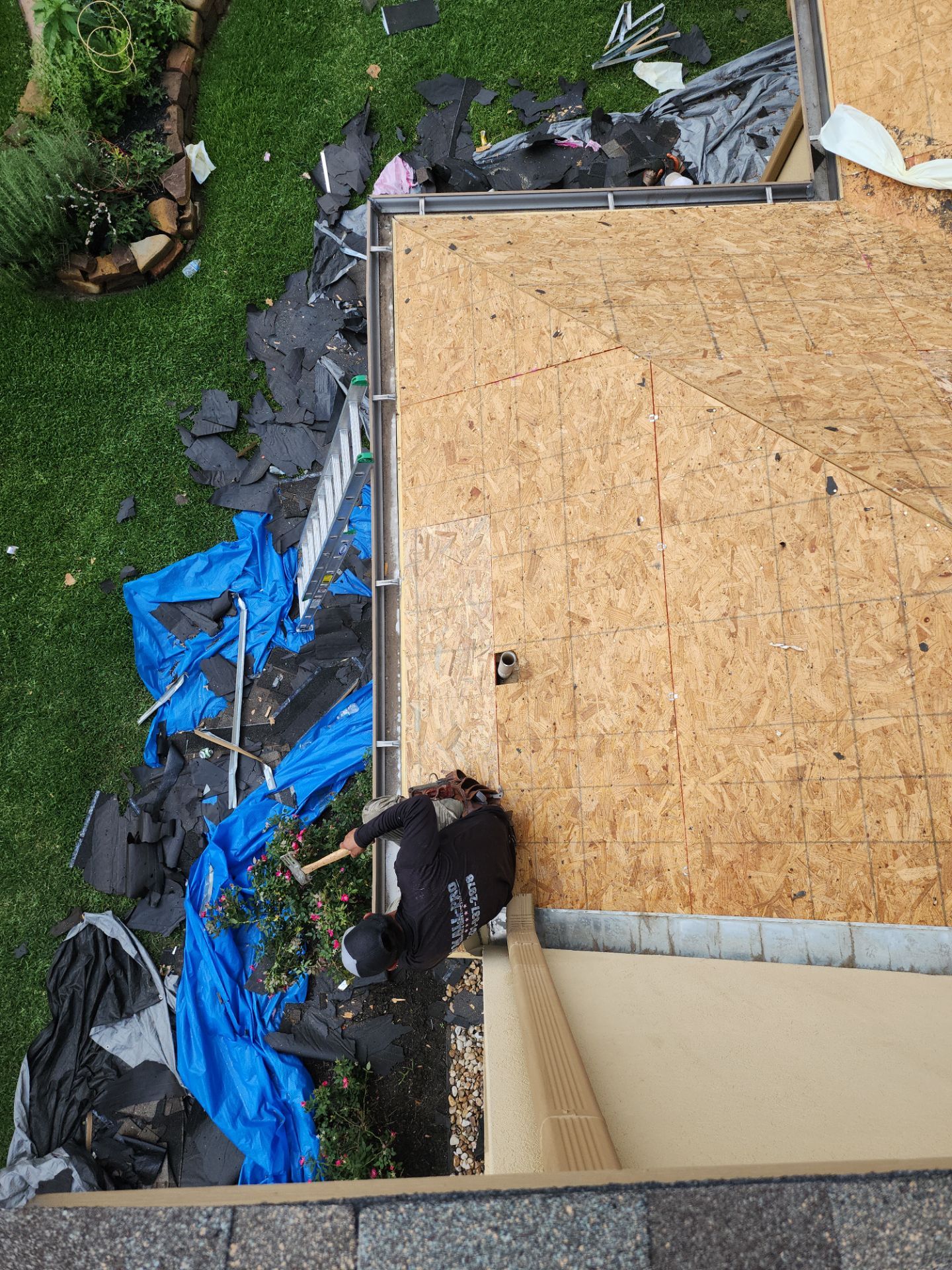 Residential Roofing Installation using Owen's Corning Duration (Lifetime) Shingles by Roof Repair Company