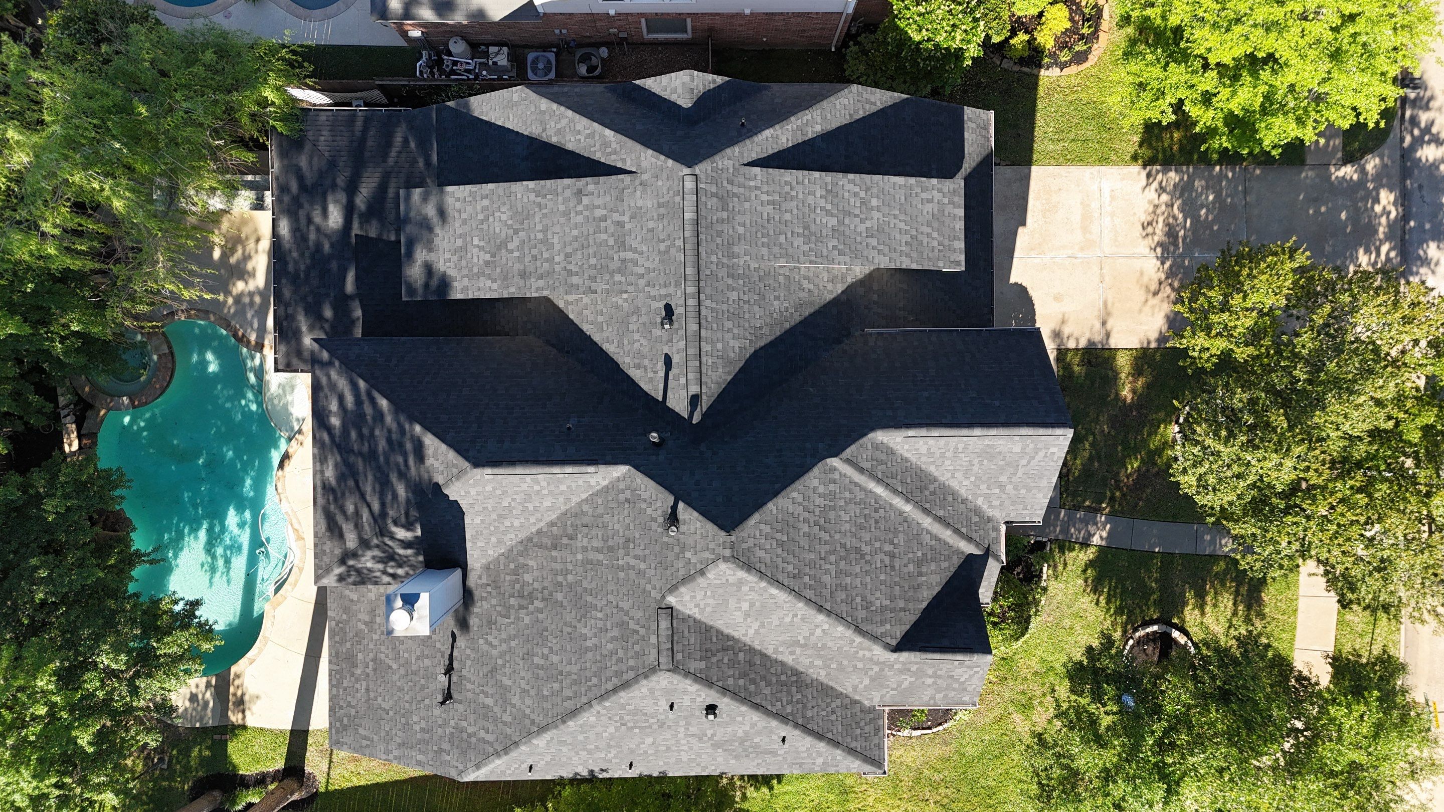Residential Roofing Installation using Architectural Shingles by Core Four Roofing