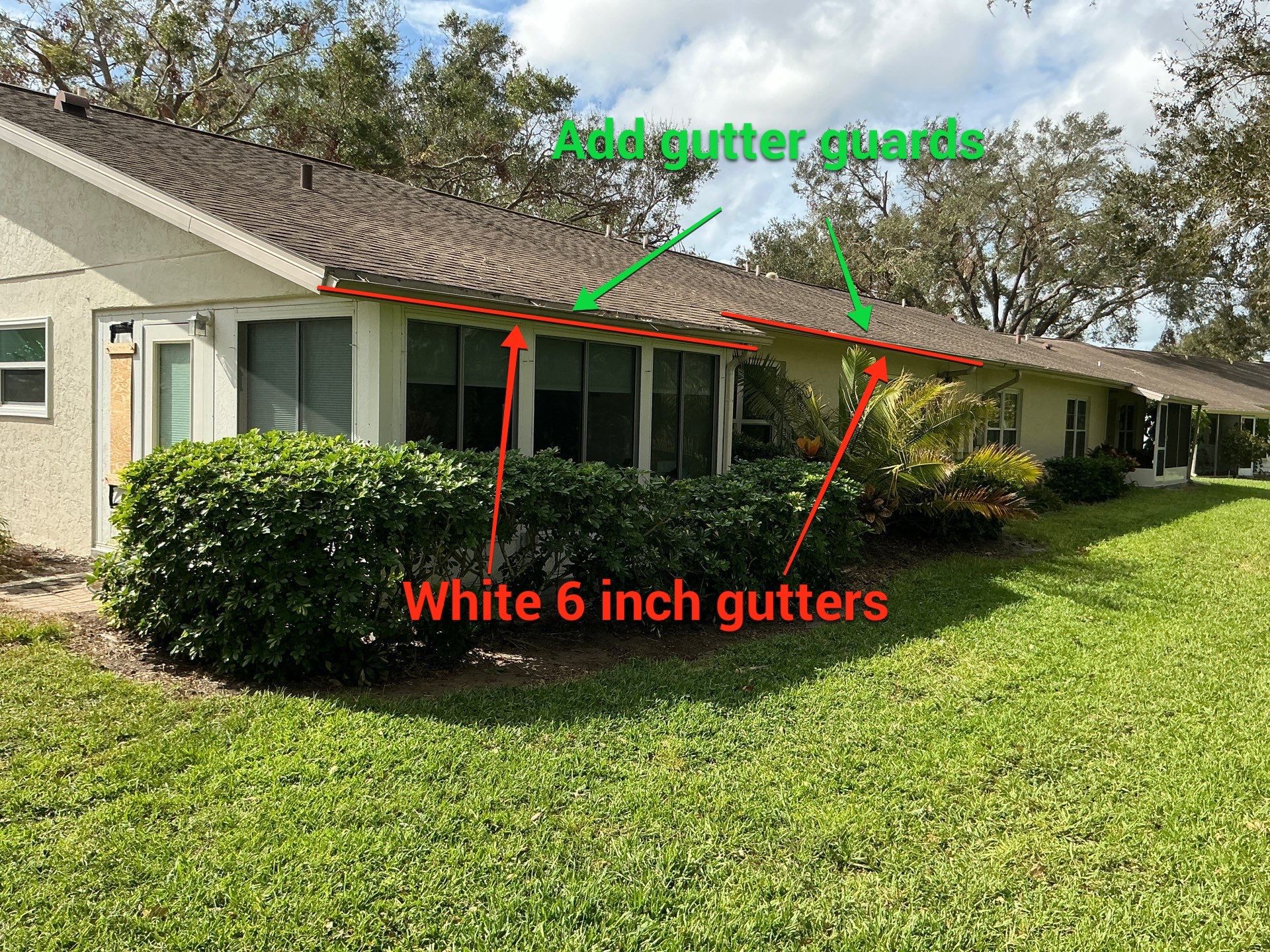 Gutter Guard System Installation in Sarasota FL by Gutter Professors