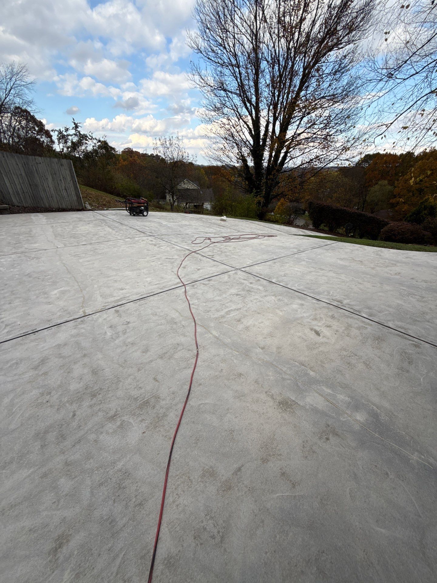 Steep Driveway Project in Sarver by Floors in a Day, Inc