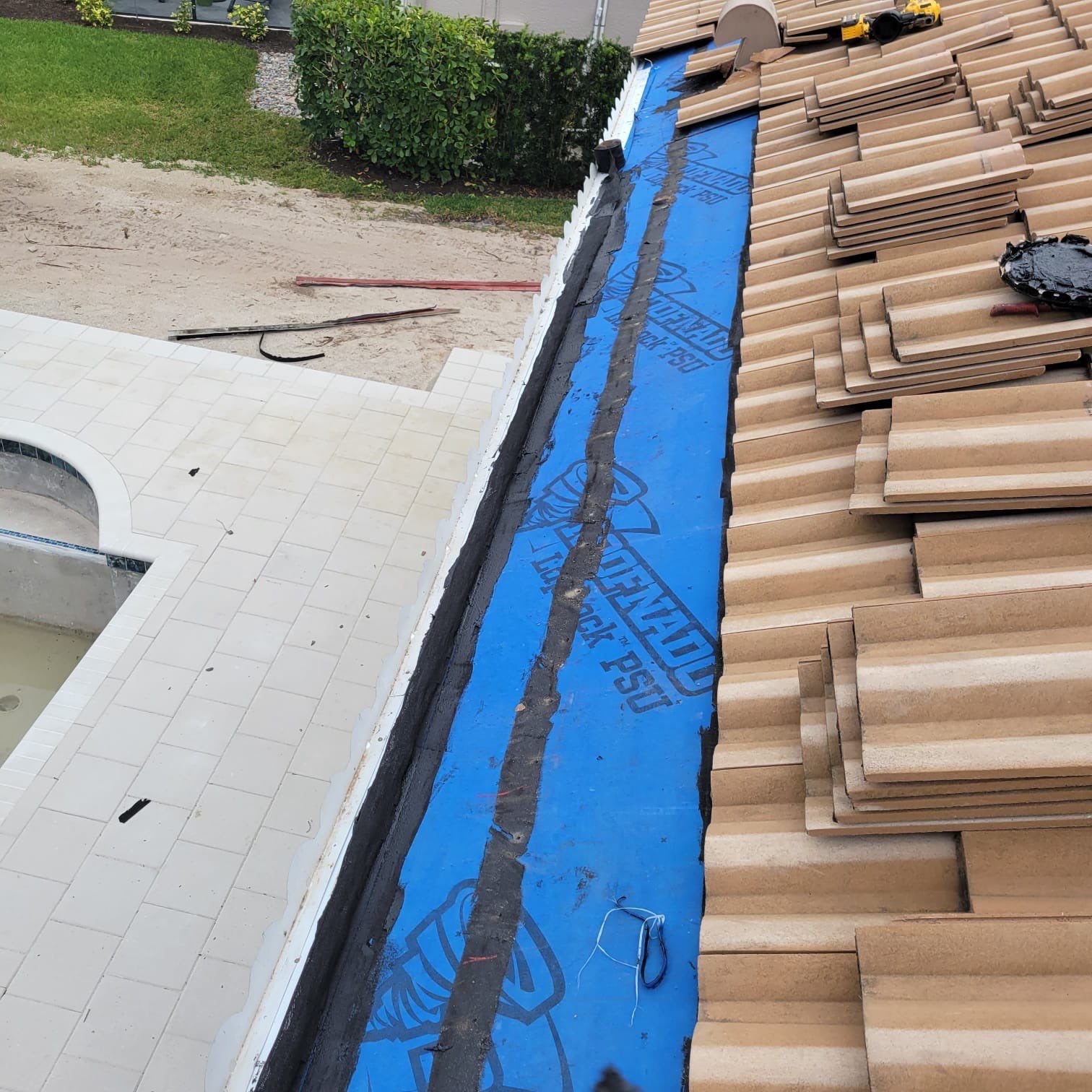 Residential Roofing Repair using Concrete Tile by Four Peaks Roofing