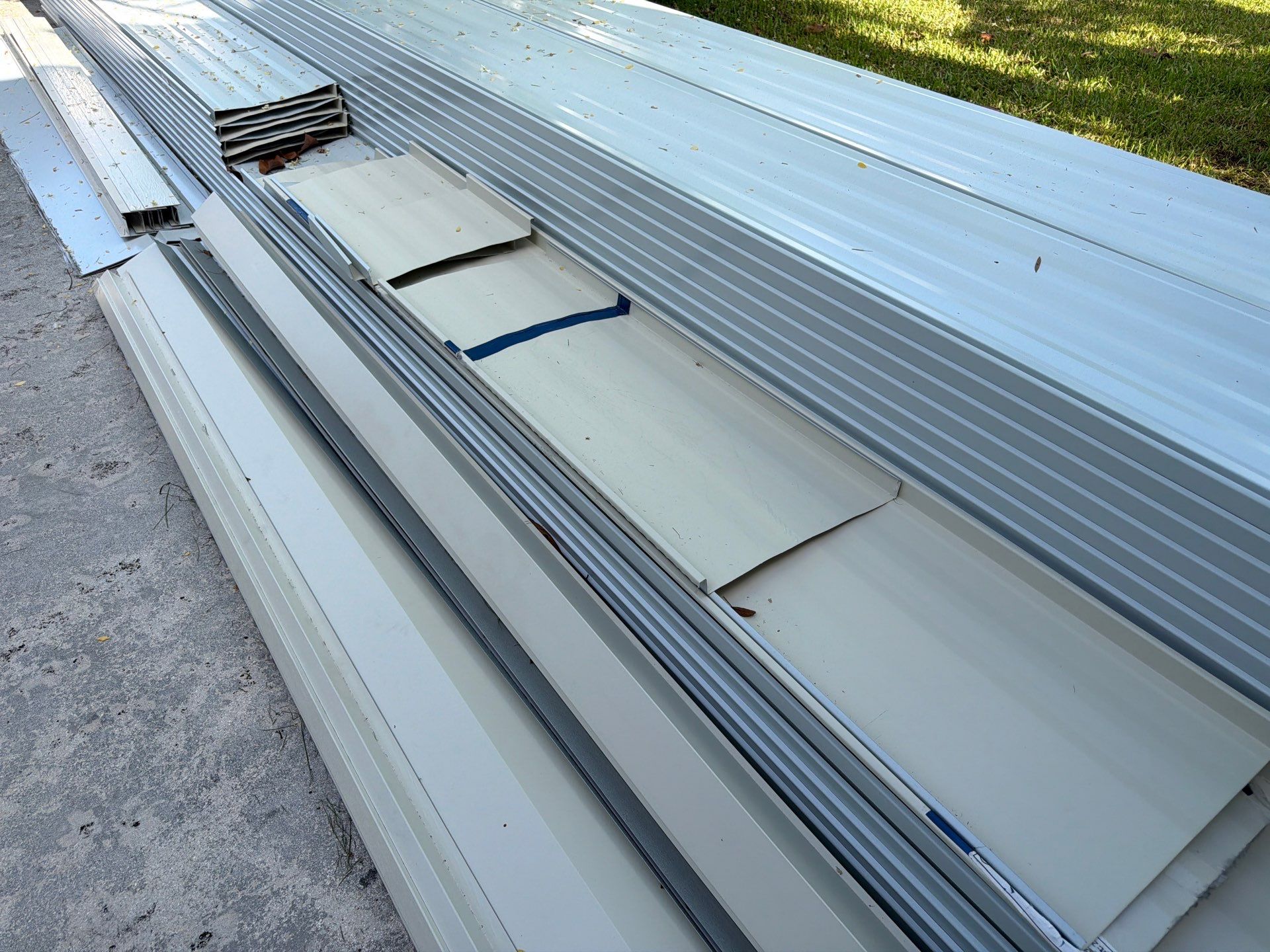 Residential Roofing Installation using 1.5'' Mechanical Seam by BLUES BROTHERS ROOFING