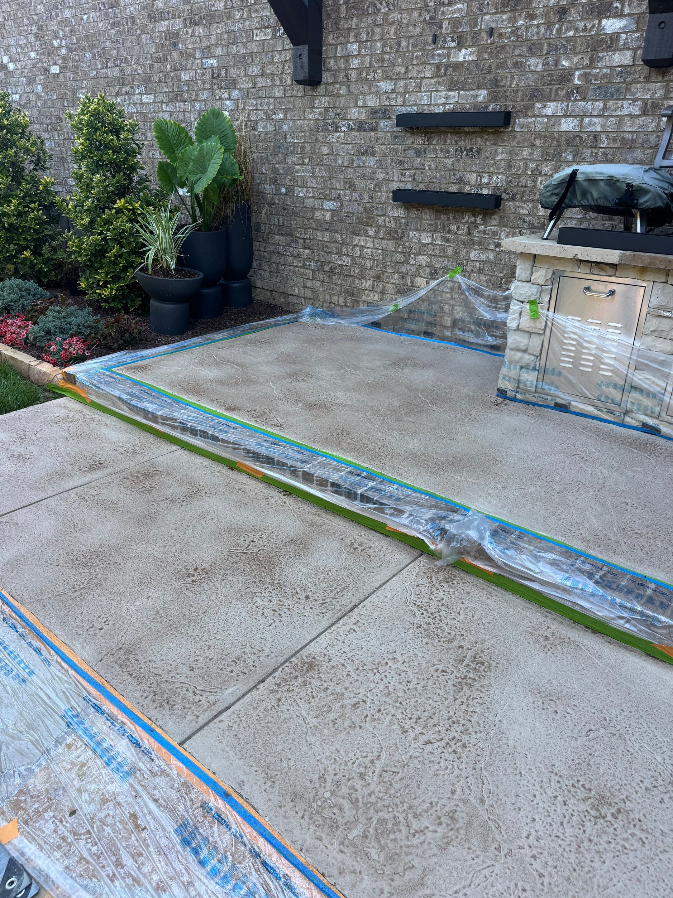Project in Thompson's Station by Craftman Concrete