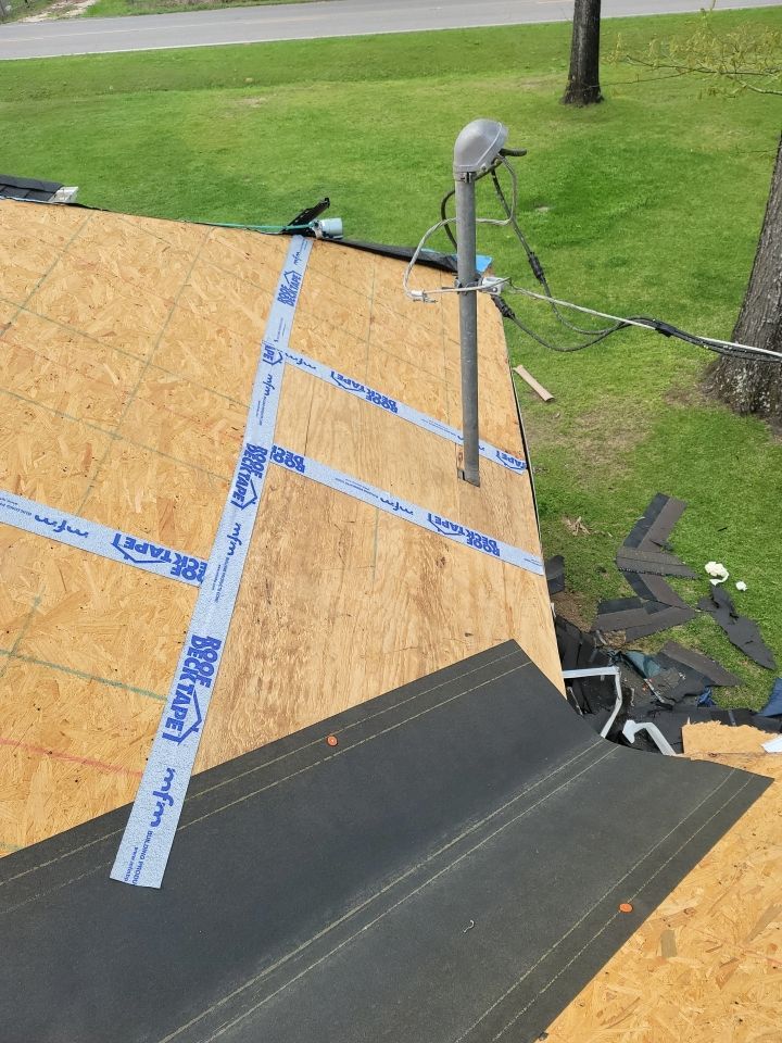 Residential Roofing Installation using Roof Replacement by American Roofing & Construction LLC