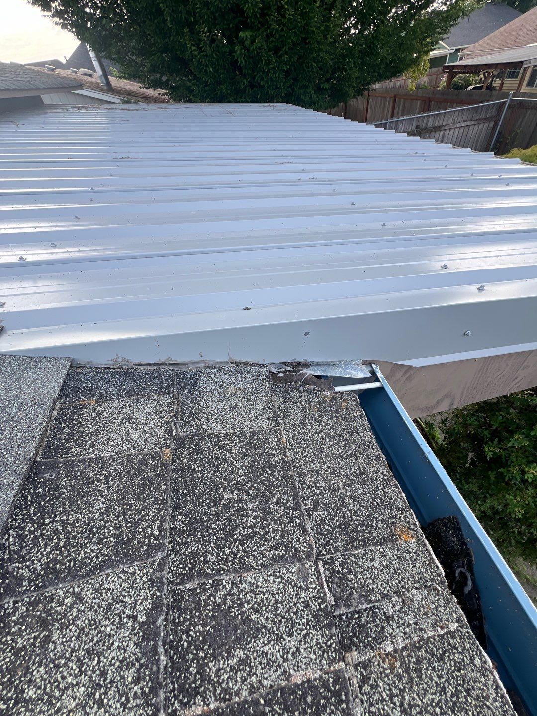 Residential Roofing Installation using IKO Dynasty (Color: Frostone Grey) by Orezona Building & Roofing Company, Inc.