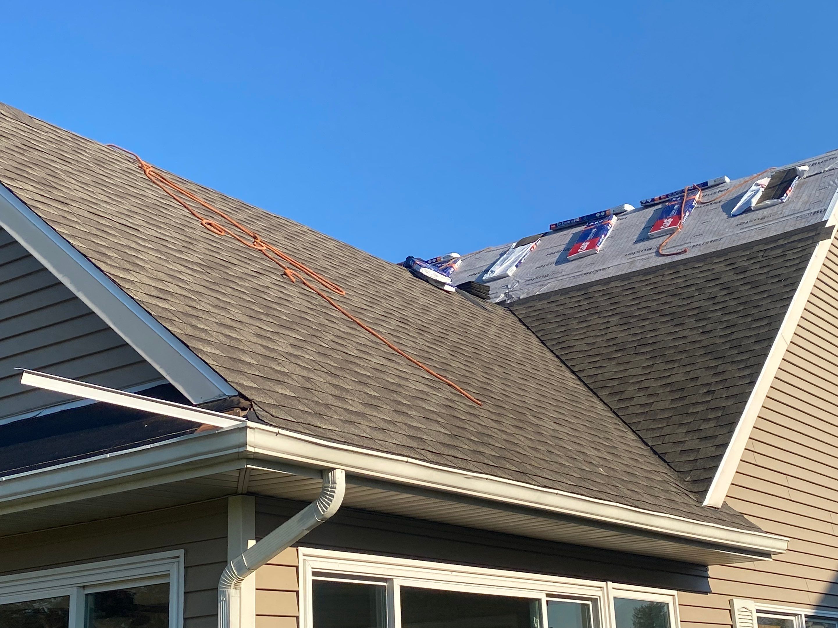 Residential Roofing Installation using GAF Timberline HDZ Weathered Wood by Nitro Roofing and Construction