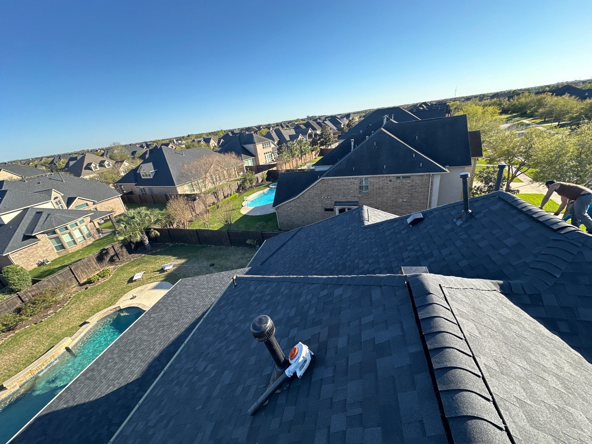 Project in Fulshear by Motion Roofing