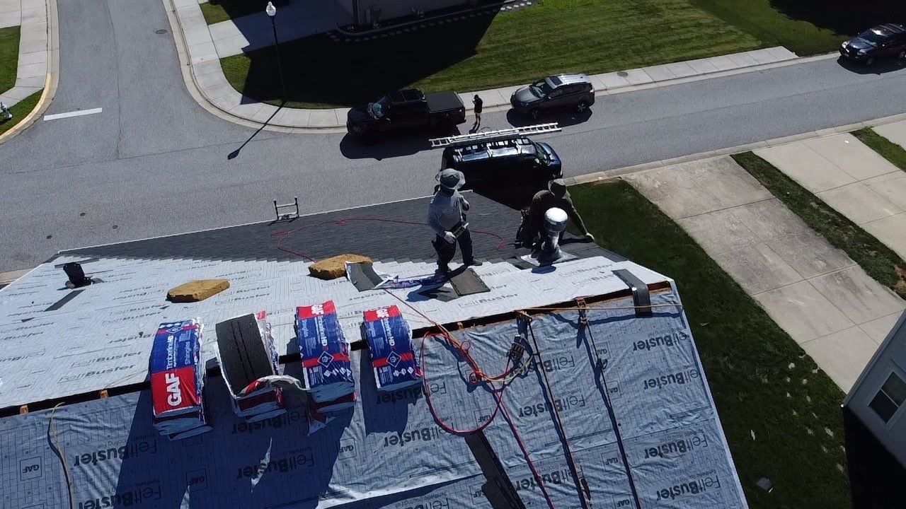 Residential Roofing Installation using GAF Timberline HDZ by Matter Roofing & Construction