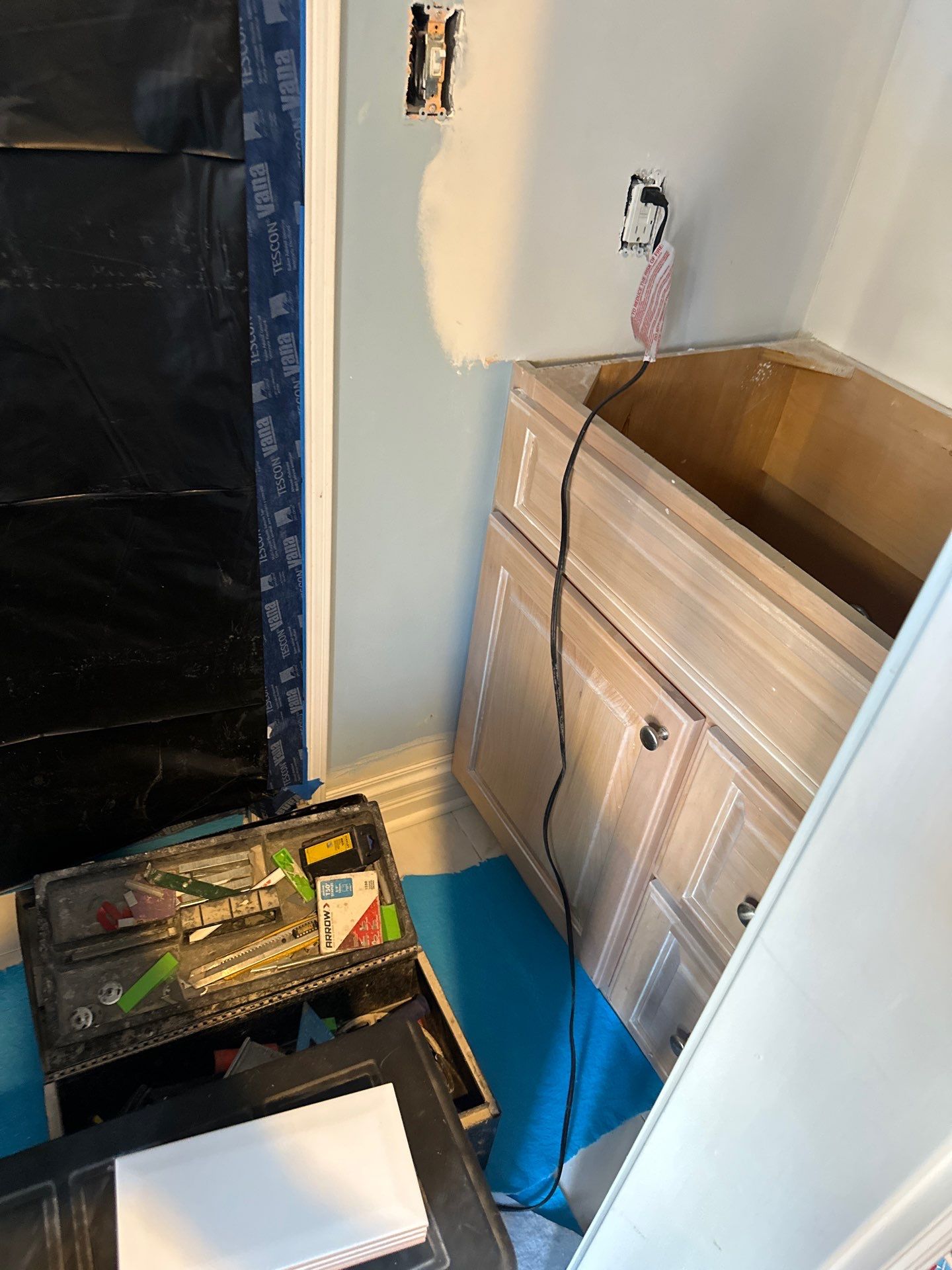 Interior Bathroom Ceiling and Wall Finishing by OCS Contracting Services