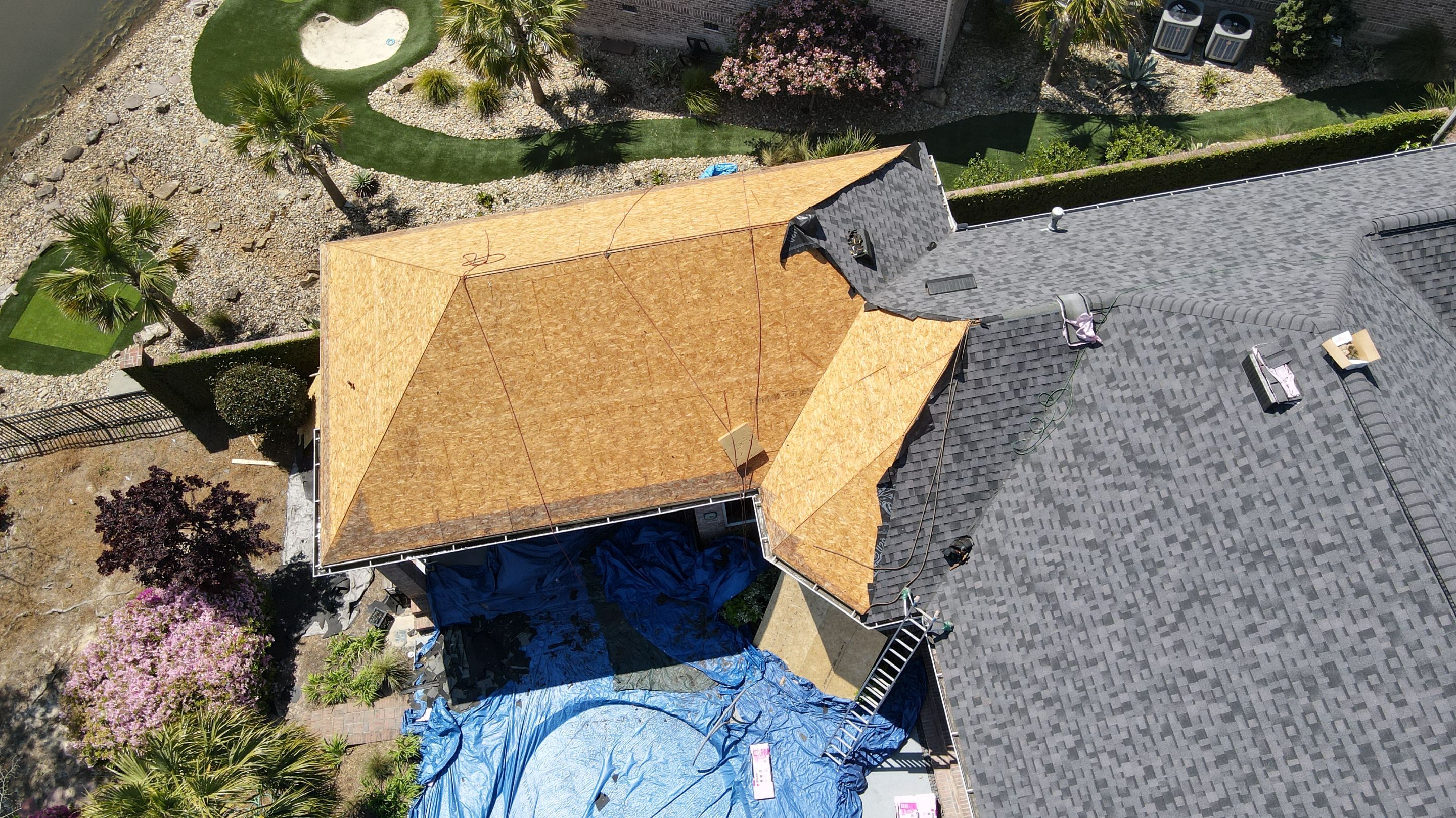 Residential Roofing Installation using Owens Corning Duration Midnight Plum by Indigo State Roofing
