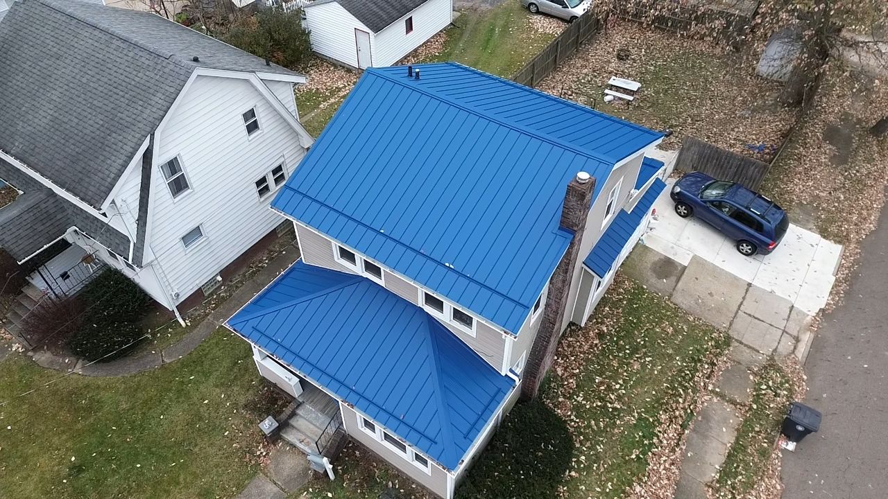 Weather Max Panel, Color: Cobalt Blue by Eagle Eye Roofing