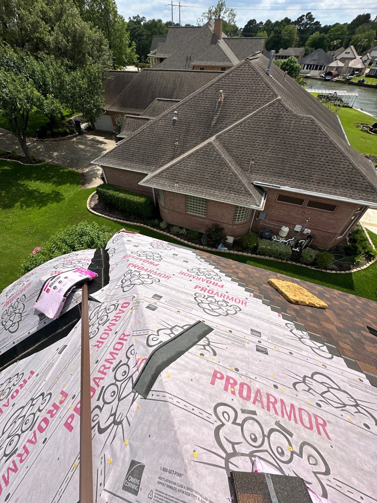 Project in Montgomery by Motion Roofing