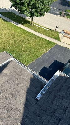 Turtle Shell gutter protection installation in Elgin, IL 60123, photograph 7