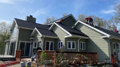 Roof Replacement using CertainTeed Landmark