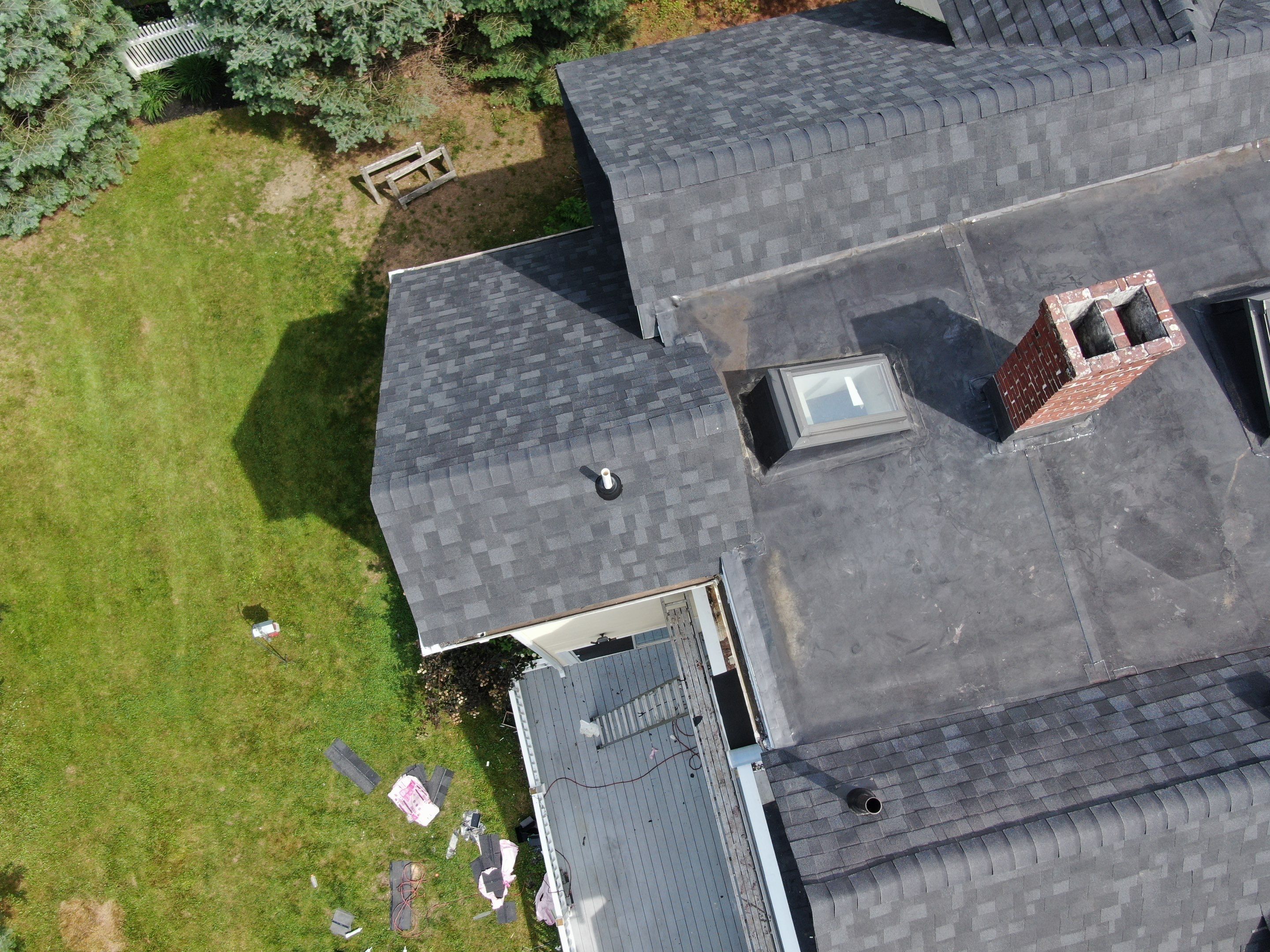 Full Roof Replacement & EPDM Restoration – North Andover, MA by Mighty Dog Roofing of Greater Middlesex County