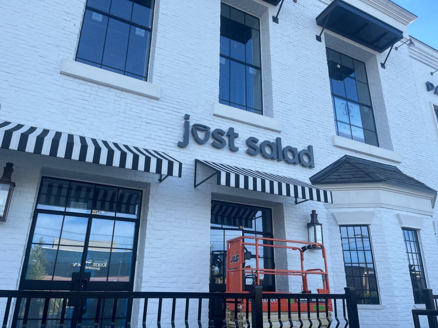 Channel Letters for Just Salad by SignCrafters