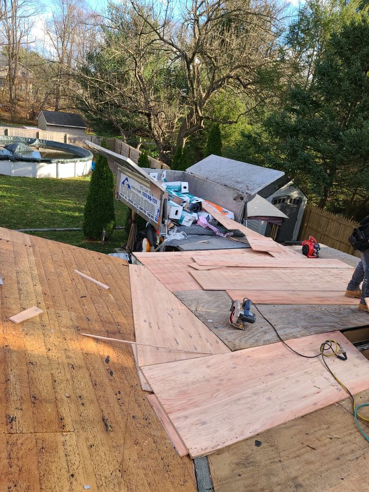 Residential Roofing Installation using Owens Corning TruDefinition Quarry Gray by A Plus Exterior