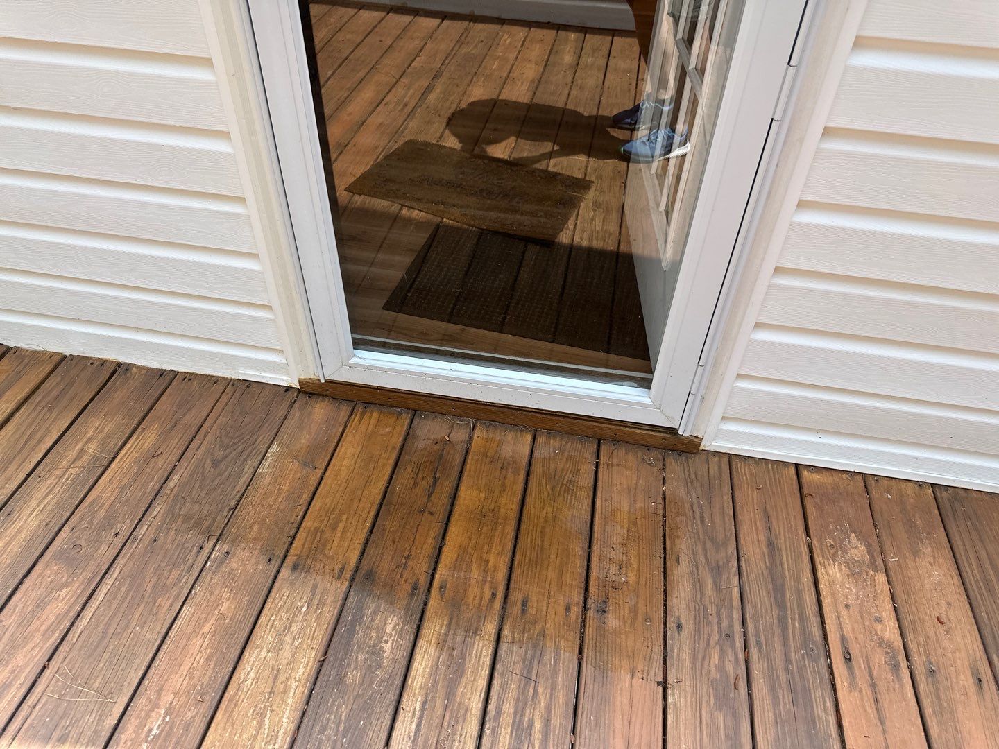Weathered Deck using Wood Sealant by DuraSeal