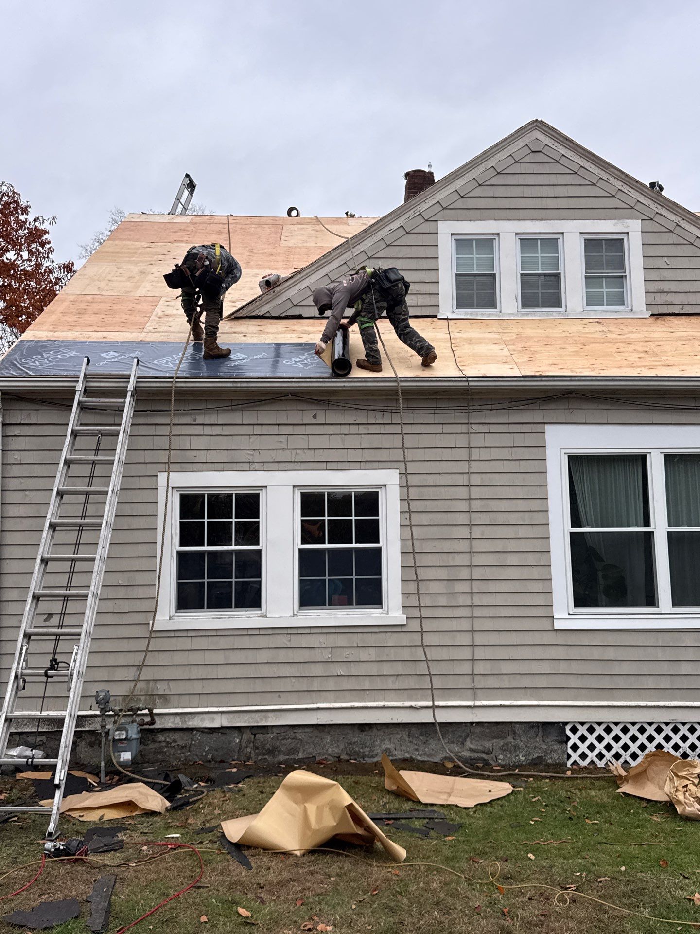 Ayer Church Complete Roof with Code-Compliant Overlay & Dual Chimney Restoration by Mighty Dog Roofing of Greater Middlesex County