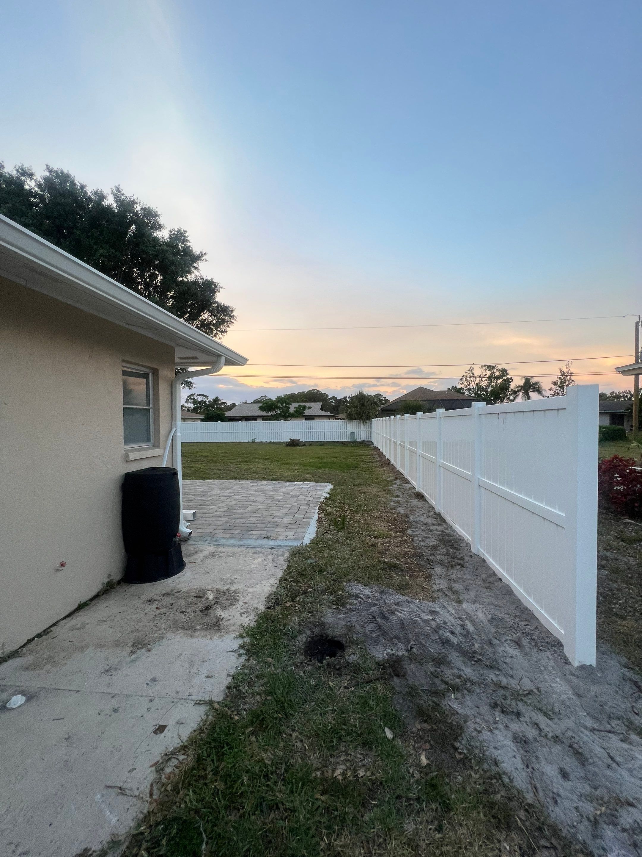 Vinyl Fence Installation using Vinyl Semi Privacy by Asap fence and gates, LLC