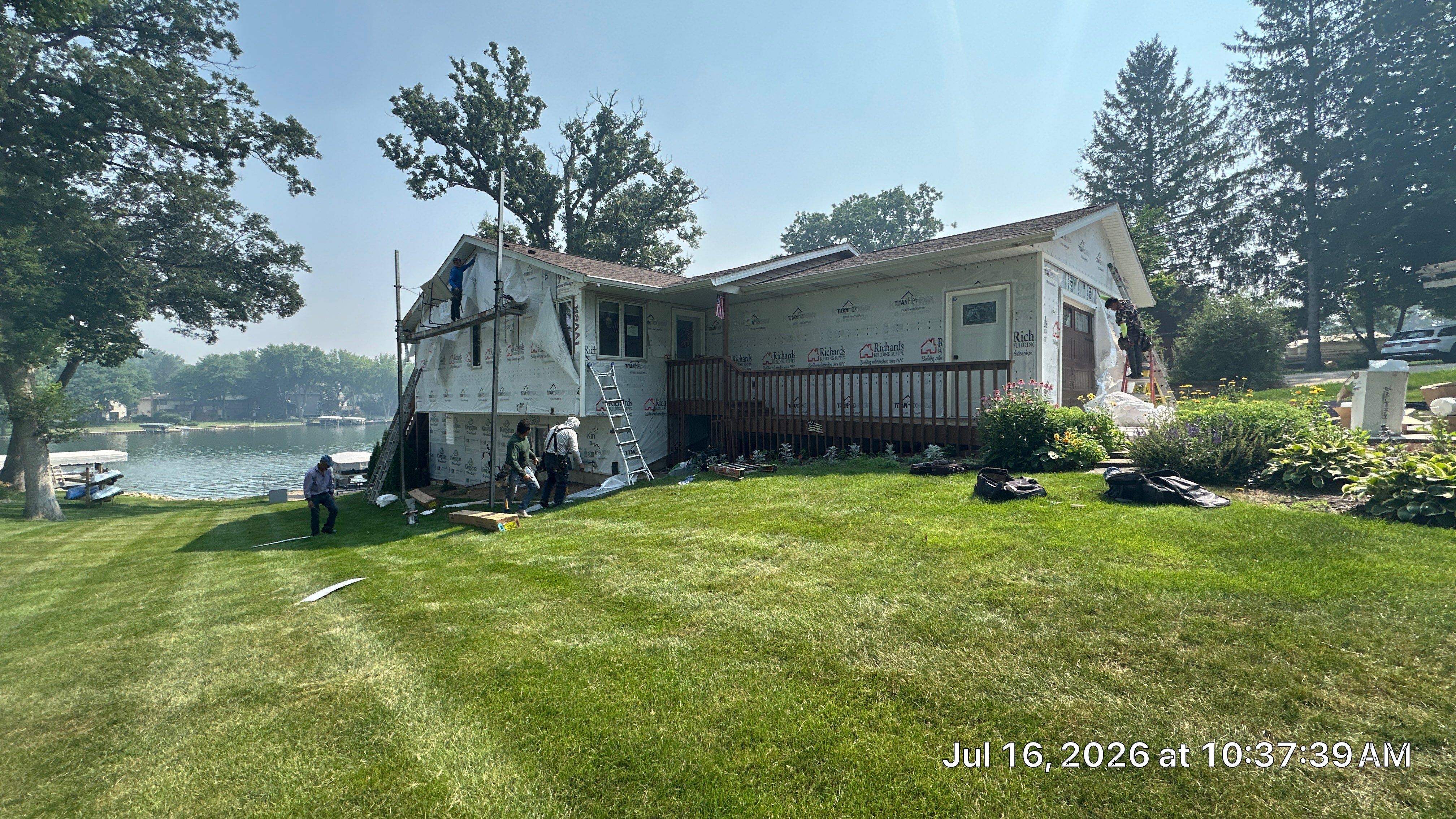 Architectural Shingle Roof Replacement and Siding Renovation in Davis by Mr Roof & Remodeling Co