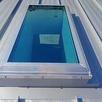 .032 Aluminum 1.5" Mechanical Seam Silver Metallic by Total Roofing System The Metal Roof Experts