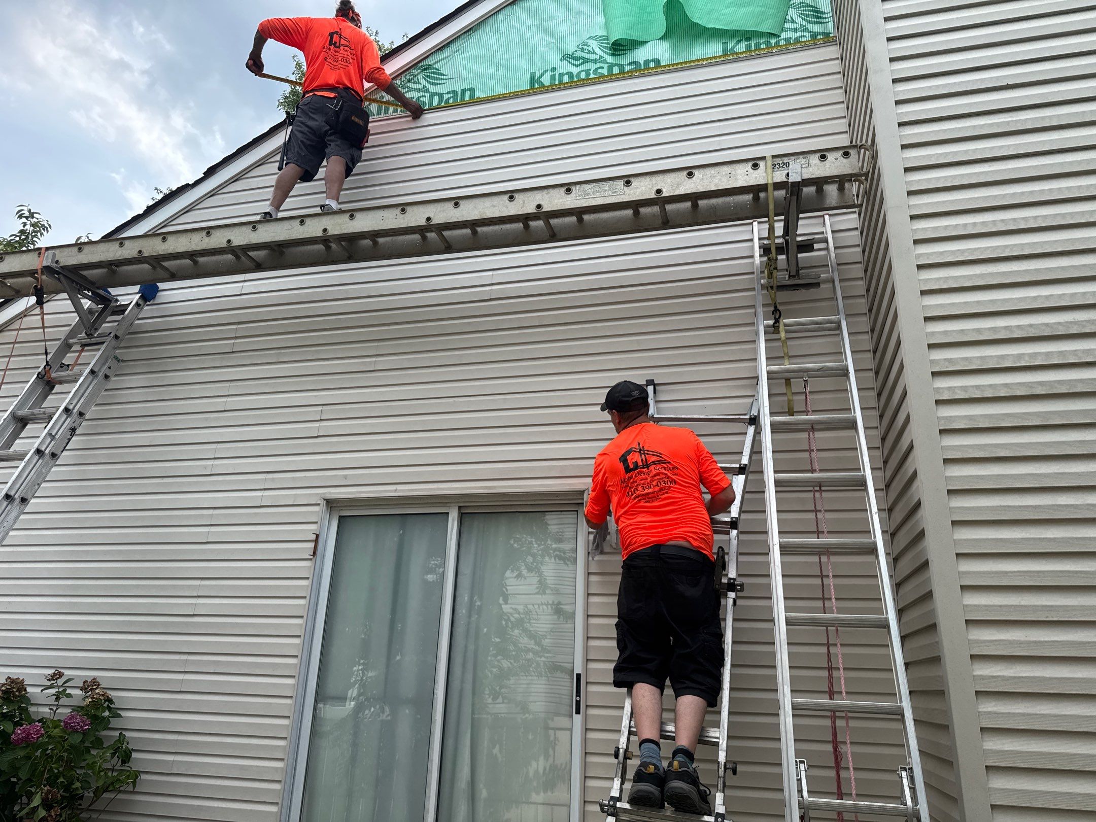 Install new siding  by Alpha Design Services