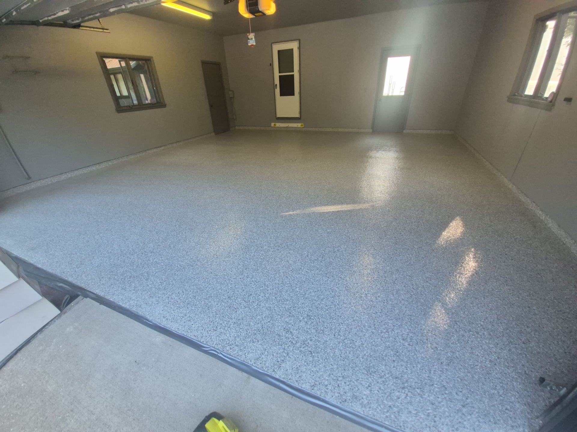 Project in Linwood by Wise Coatings of Central Michigan