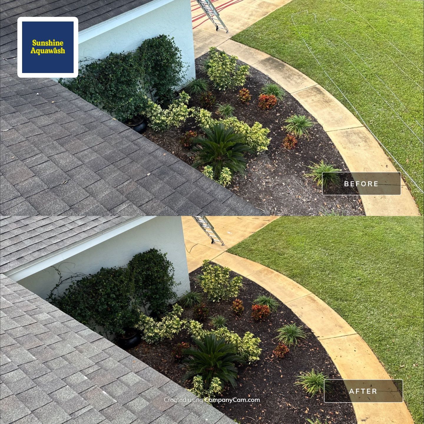 Complete Roof, Pool Deck, and Driveway Cleaning in Catalina Community, Bradenton, FL by Sunshine AquaWash