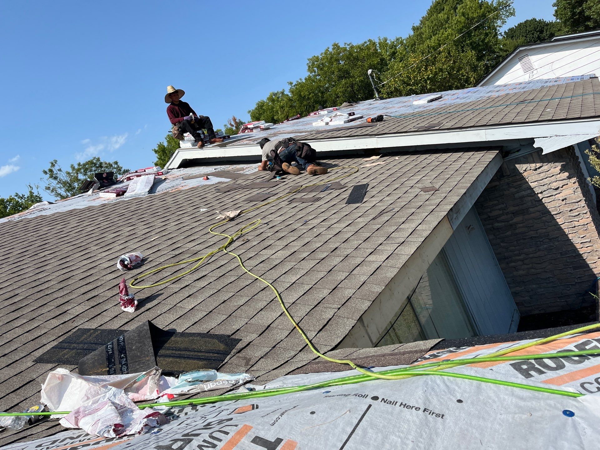 GAF Timberline Architectural Shingle Roof Replacement in Wynnewood by BANA Roofing and Solar Supply