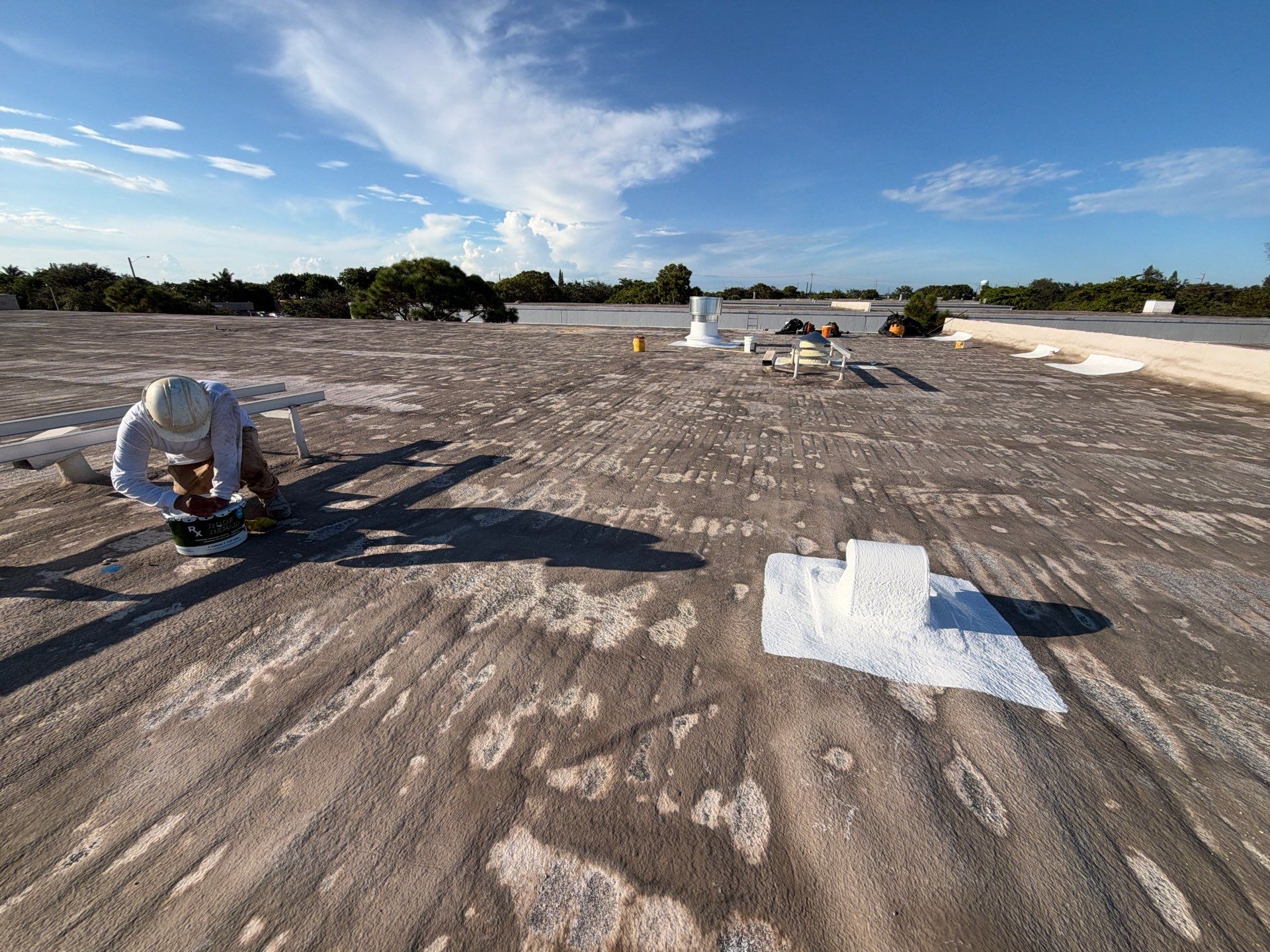 Commercial Roof Restoration and Ventilation Upgrades in Deerfield Beach by Roof King LLC