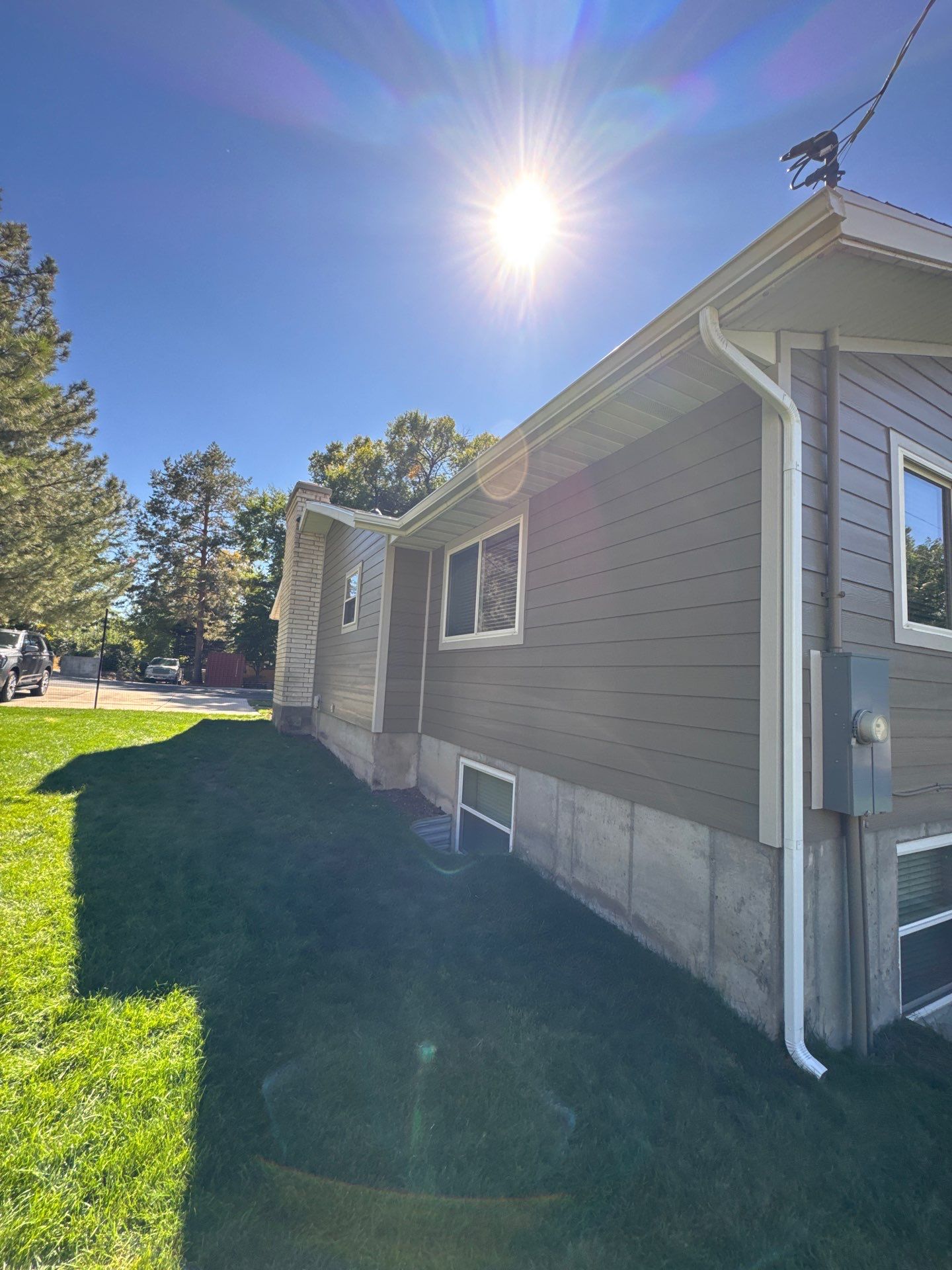 Project in Lindon, Ut by Master Rain Gutters.