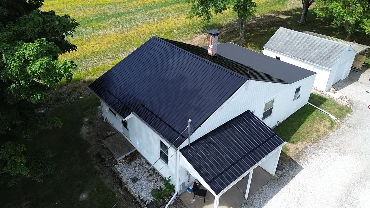 Alpha Rib, Color, Black by Eagle Eye Roofing