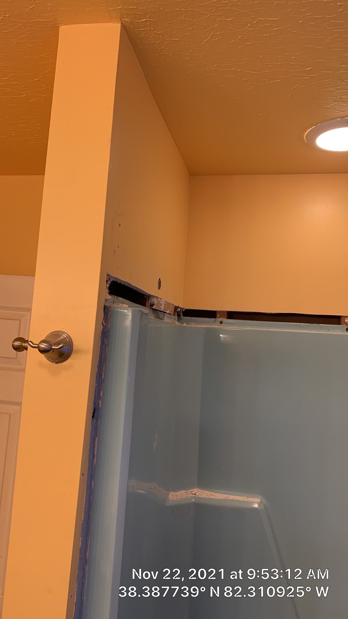 Tub to Shower Conversion using BCI Acrylic Shower System by Secure Construction Company Inc