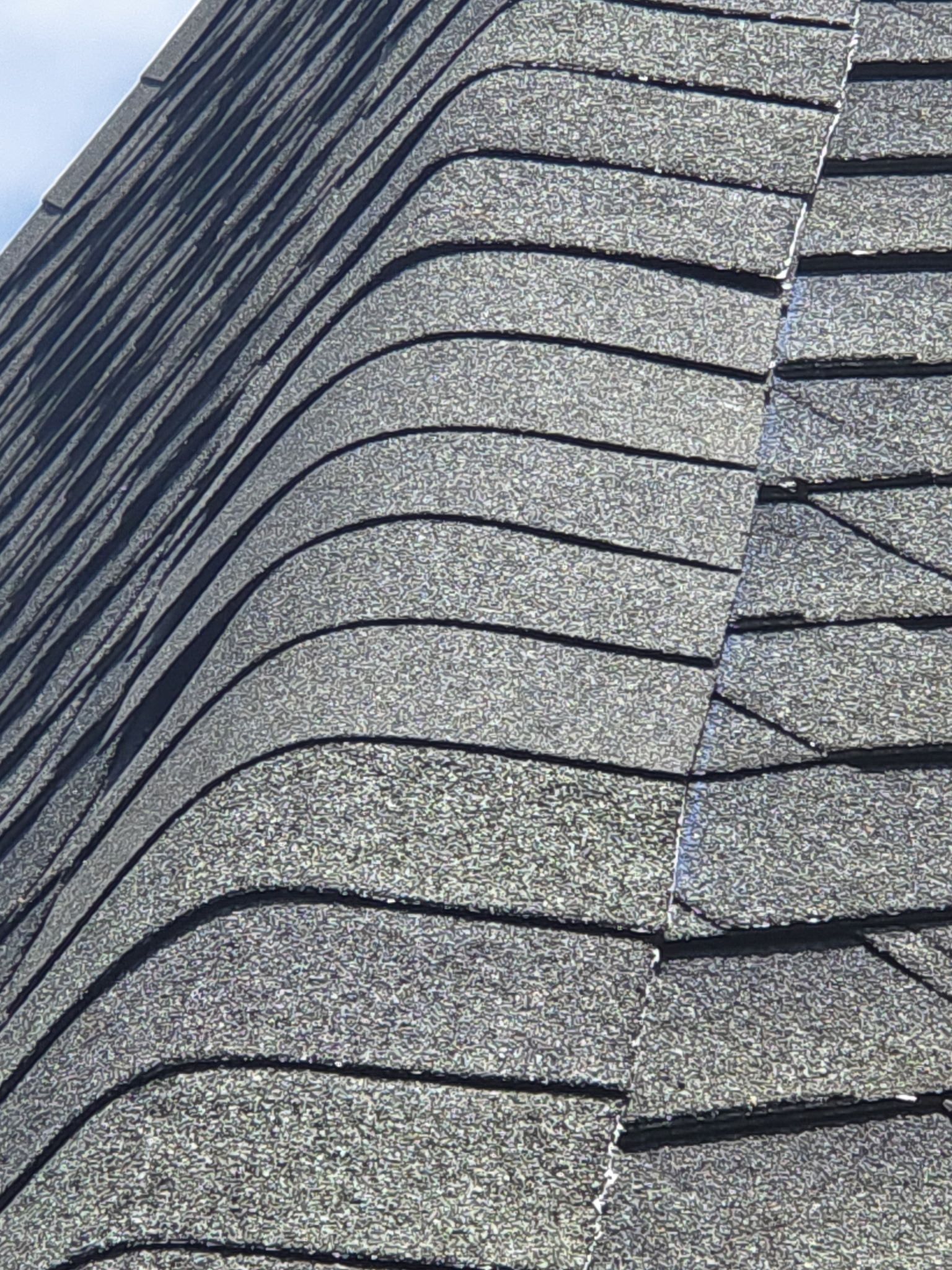 Crazy Wind Damage Repair on a Steep Roof by REPS OF TEXAS