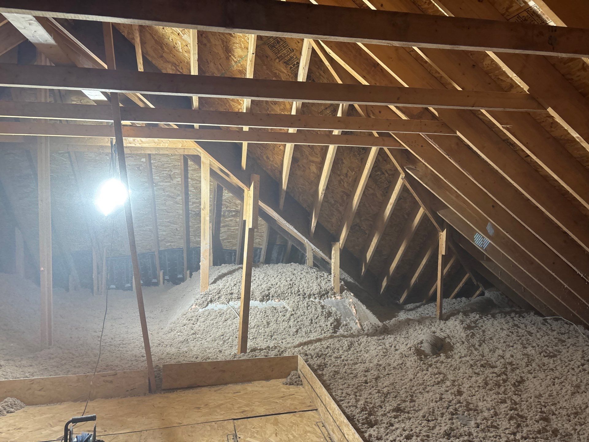 Attic sanitation and TruSoft insulation upgrade in Wexford, PA 15050 by Home Environment Solutions
