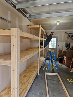 Custom "Climb-Tested" Garage Storage