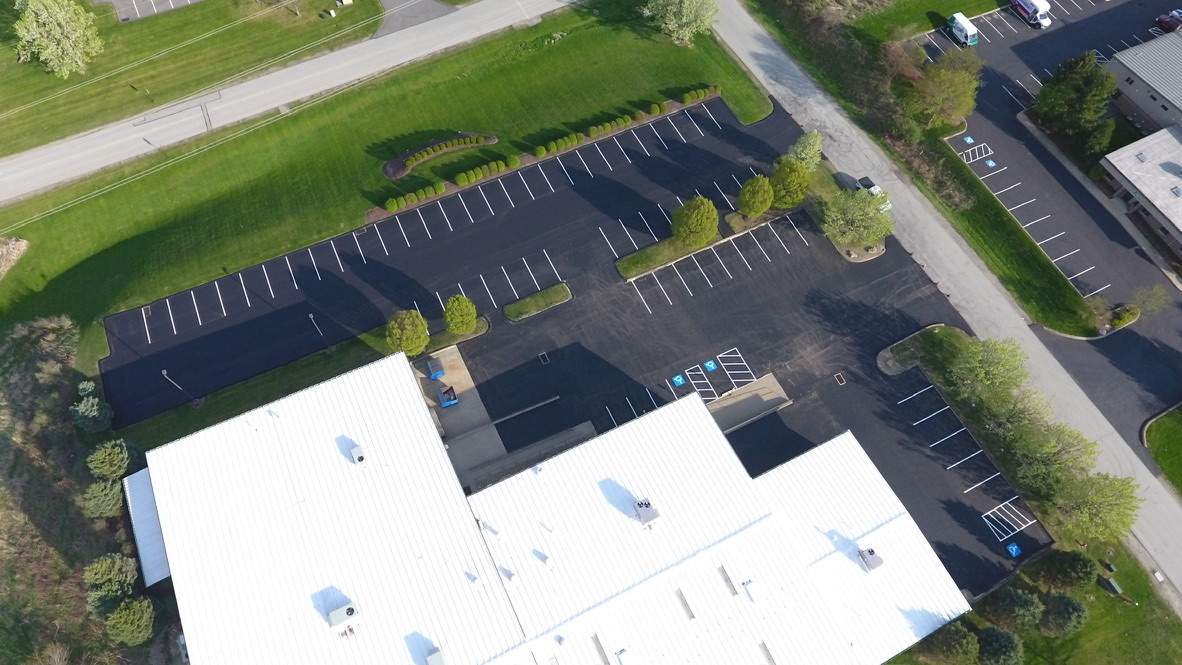 Asphalt Resurface Commercial Park Lot using asphalt by Brant's Asphalt