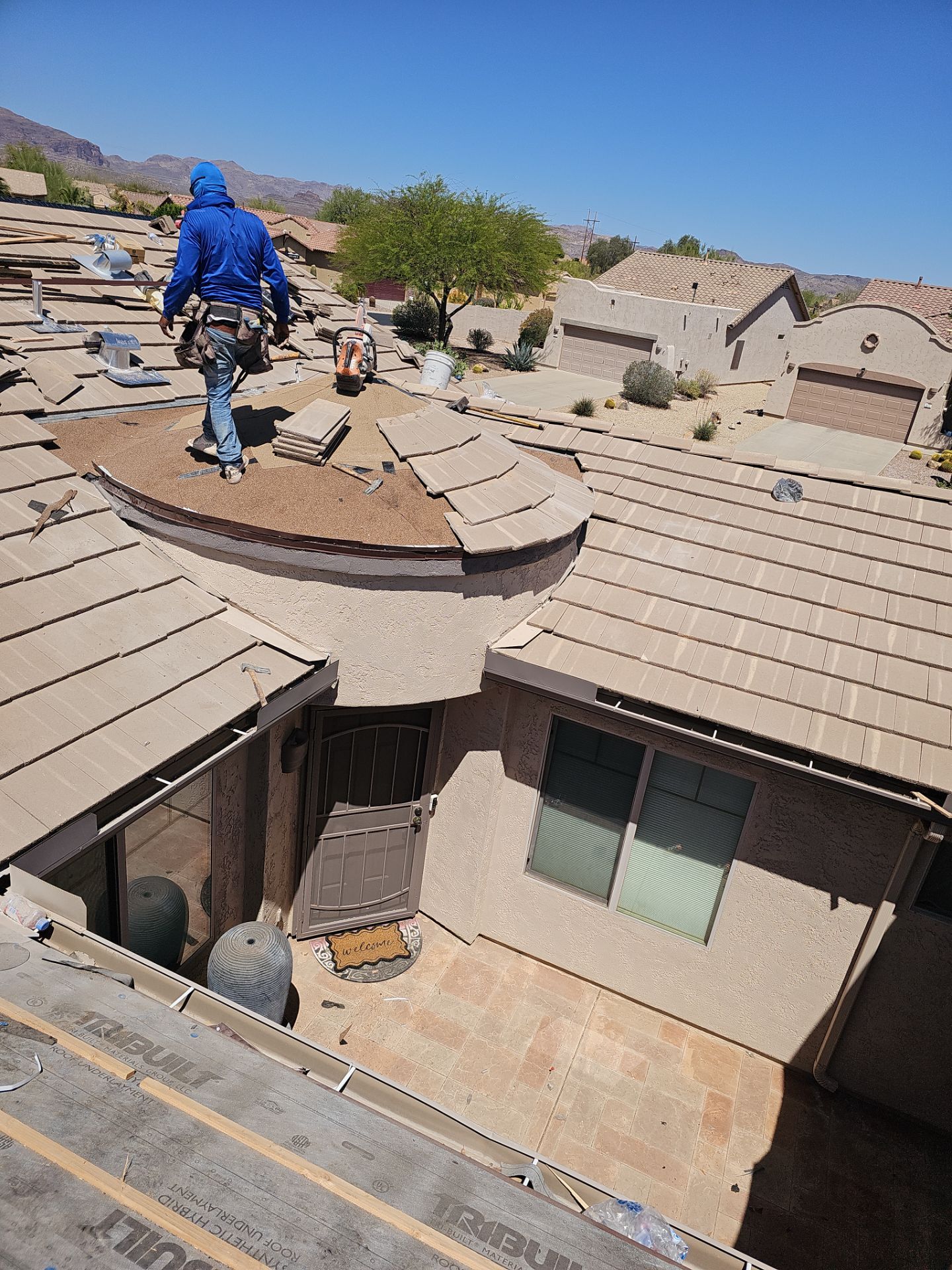 Concrete Tile Refelt by Weather-Tite Exteriors LLC