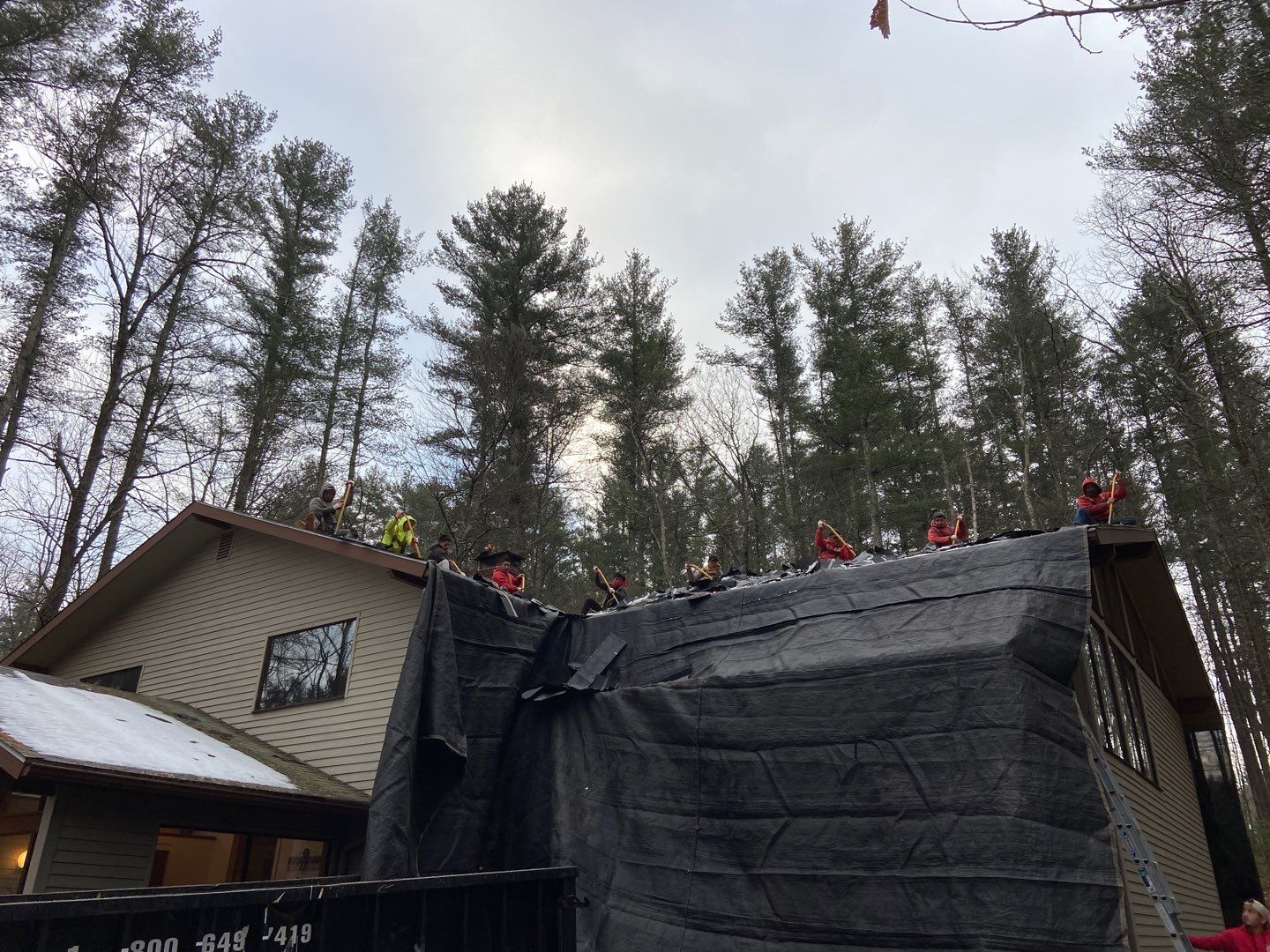 Residential Roofing Installation using Owens Corning TruDefinition by Sensible Home Solutions