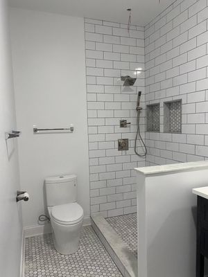 Ravenswood bathroom reconfiguration