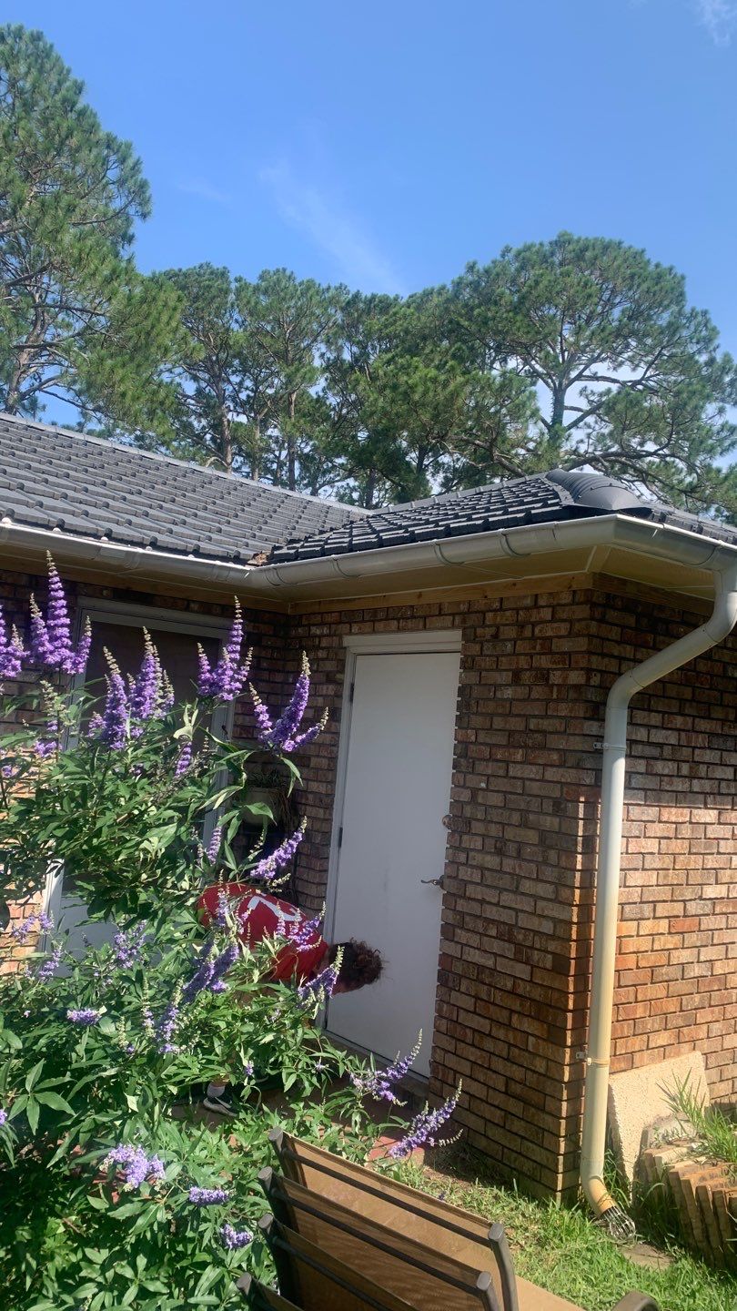 Soffit and Fascia Installation using Vented Vinyl Soffit by Gutter Professors