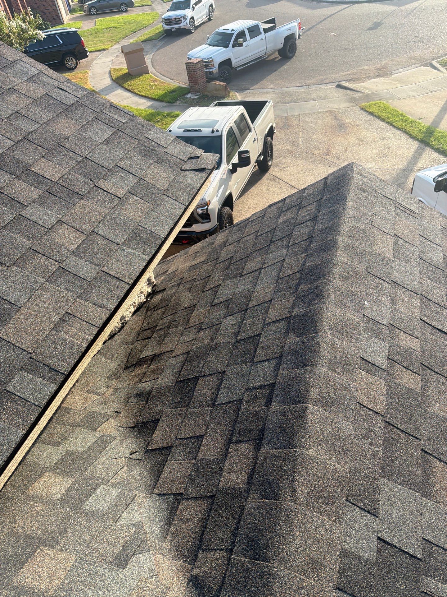 Flashing Stucco above the Roof by Bayfront Roofing and Construction