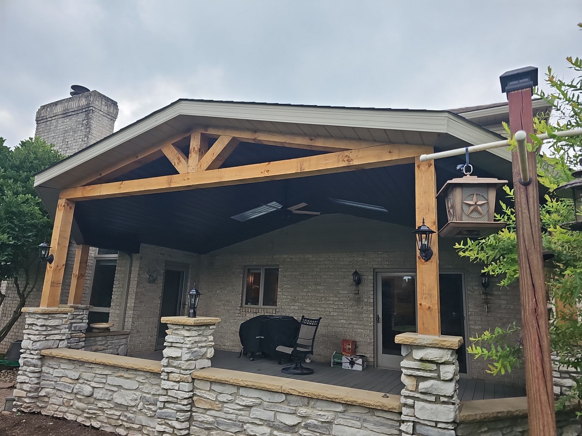 Strasburg Ohio Deck Roof Installation by Pine Ridge Roofing LLC
