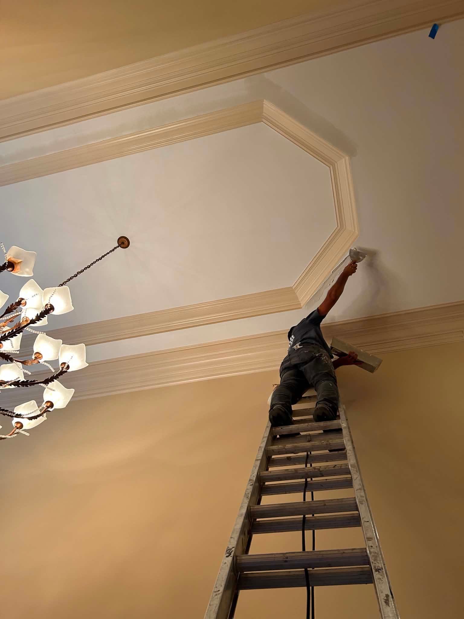 Interior Ceiling Painting & Drywall Repairs by PGP Surface Solutions, LLC