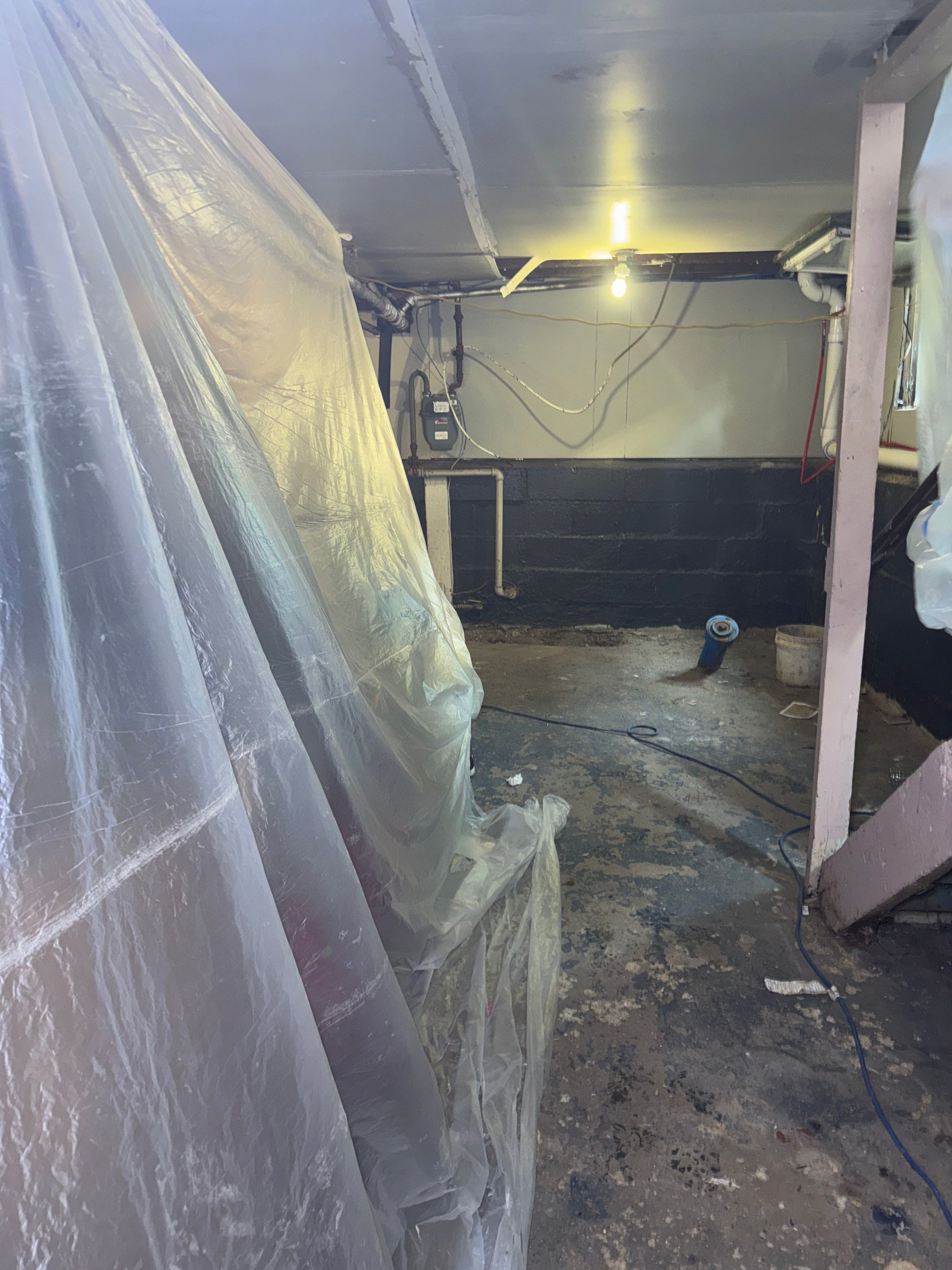 Interior French Drain East Orange NJ by Pure Service Pro, LLC 