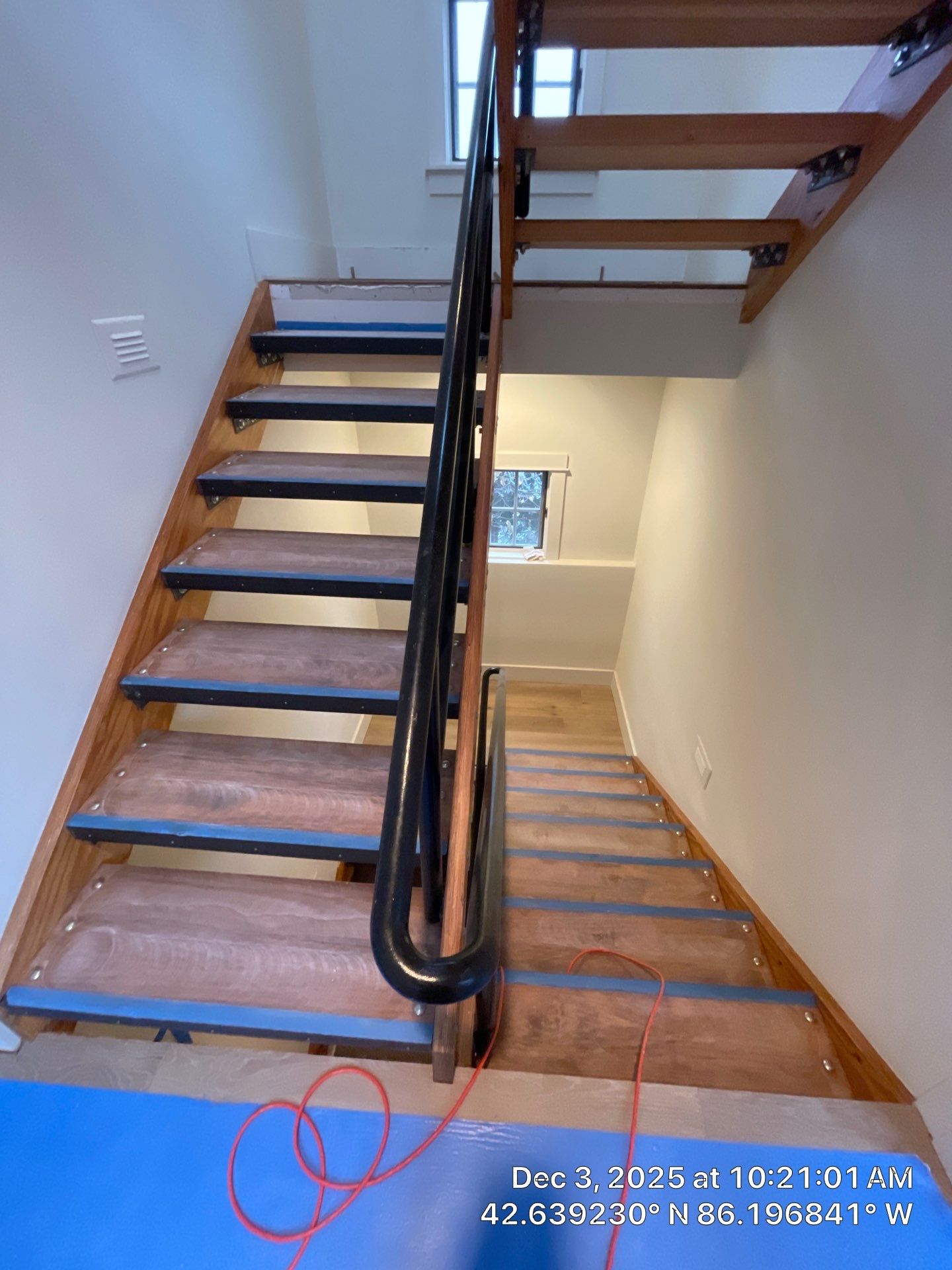 Duchateau Harmattan Hardwood with Matching Treads! by RTBaldwin Hardwood Floors