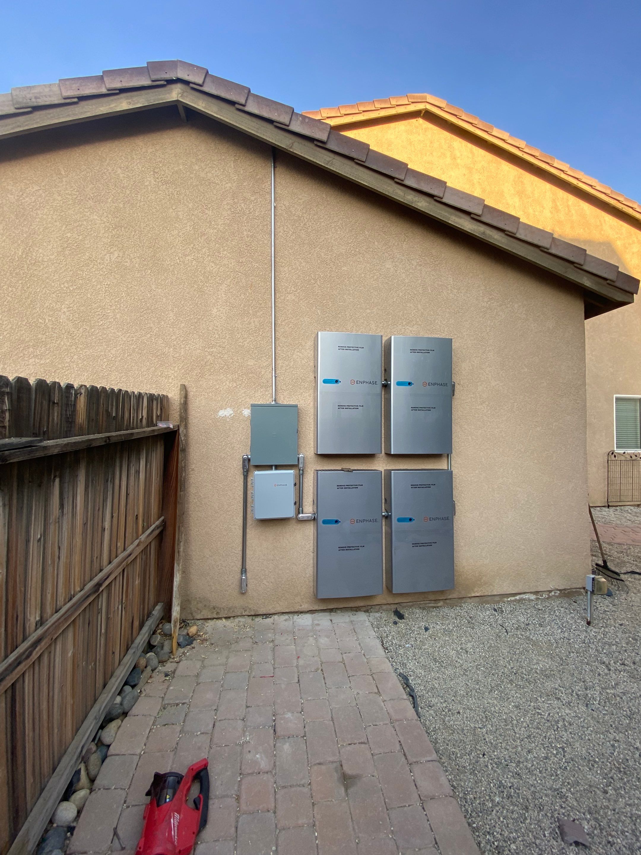 Solar With Enphase Batteries using Enphase Batteries by VIBE SOLAR