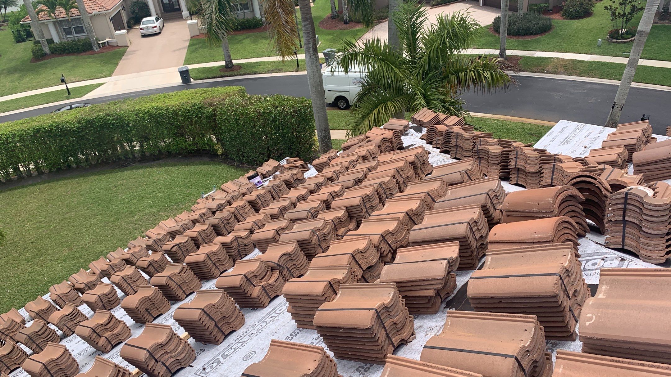 Residential Roofing Installation using Eagle Roofing Tile by BLUES BROTHERS ROOFING